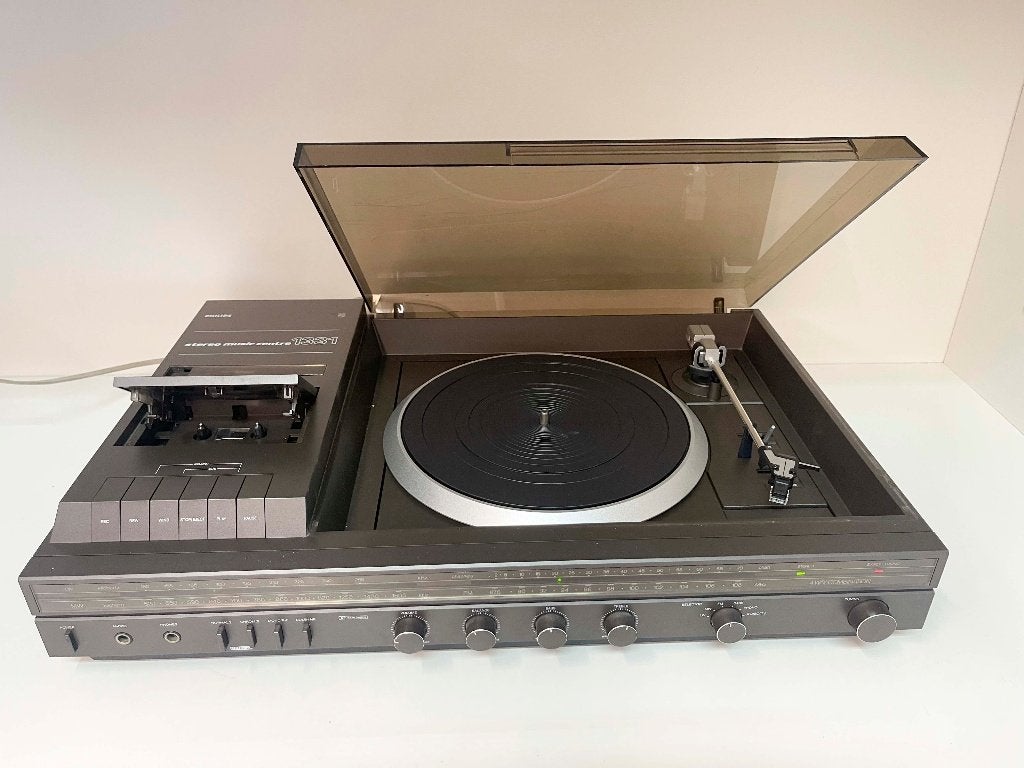 PHILIPS mooi vintage stereo muziekcentrum set (helft defect), Philips, N, Ophalen of Verzenden, Philips