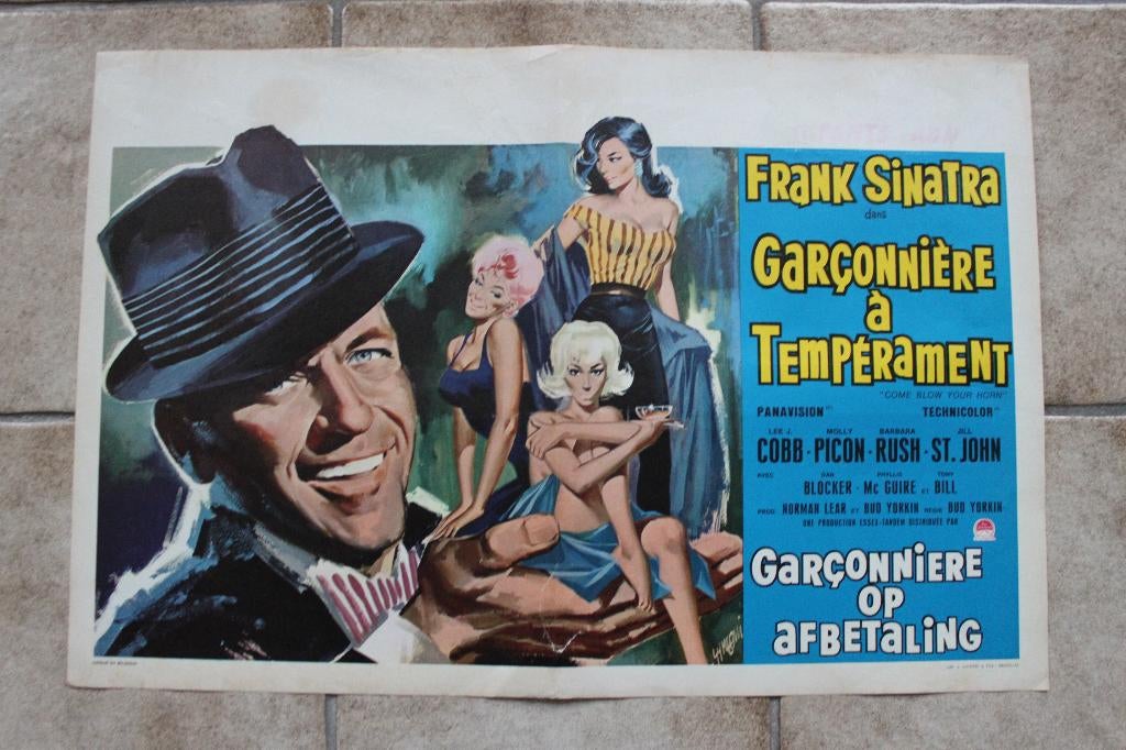 filmaffiche Frank Sinatra Come Blow Your Horn filmposter, Verzamelen, Rechthoekig Liggend, Ophalen of Verzenden, Zo goed als nieuw