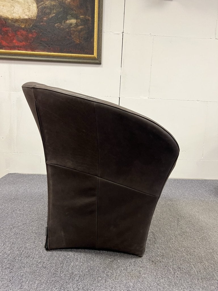 Nieuw Label van den Berg Ace Fauteuil bruin leer Stoel, Minder dan 75 cm, Nieuw, Leer, Ophalen of Verzenden