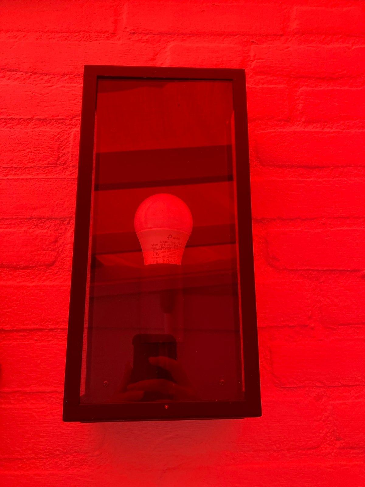 Qazqa buitenlamp met LED lamp - Zwart, modern design, Metaal, Zwart, Ophalen of Verzenden, Zo goed als nieuw