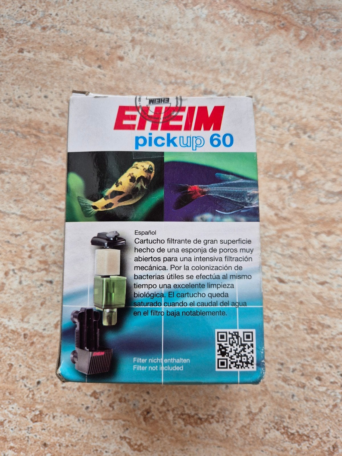 Eheim pickup 60 vulling, Ophalen
