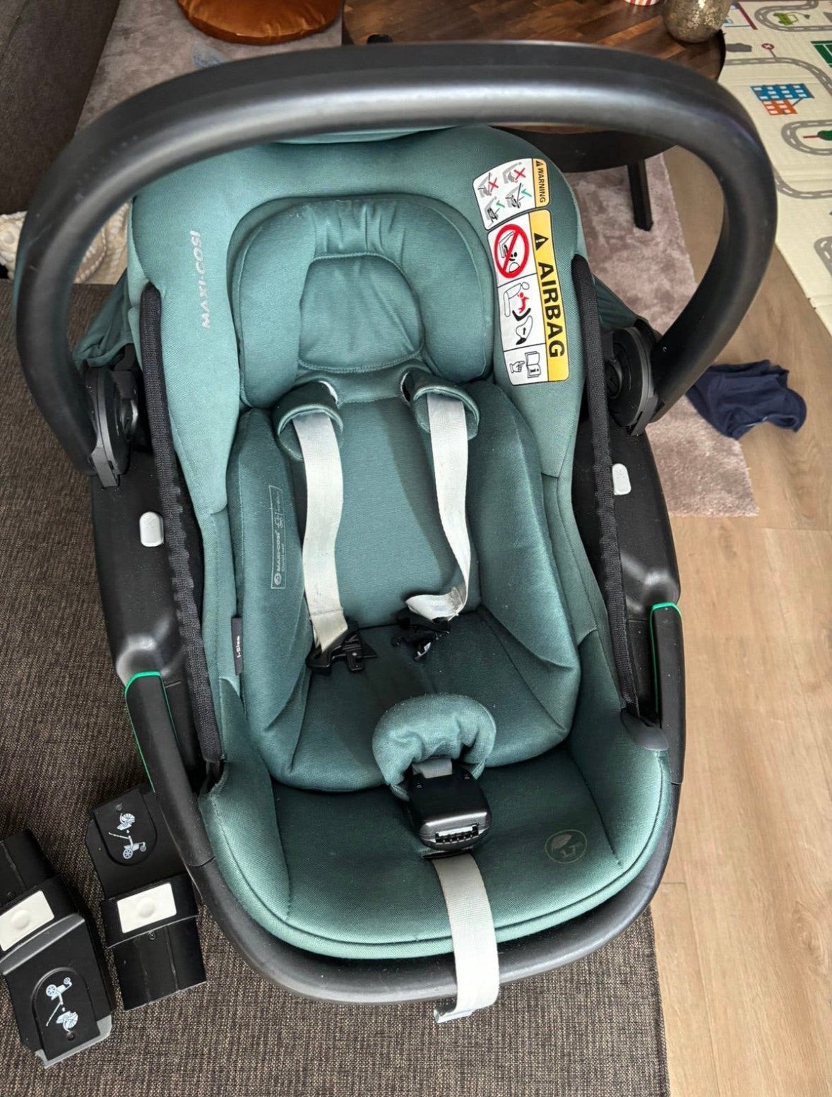 Maxi cosi coral 360, Ophalen, Autogordel, Zo goed als nieuw, 0 t/m 13 kg