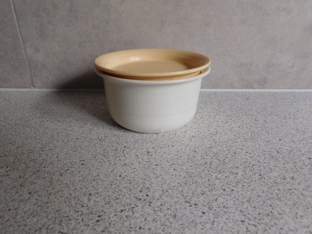 Tupperware Suikerpot Zacht Geel Vintage, Huis en Inrichting, Keuken | Tupperware, Geel, Overige typen, Ophalen of Verzenden, Zo goed als nieuw
