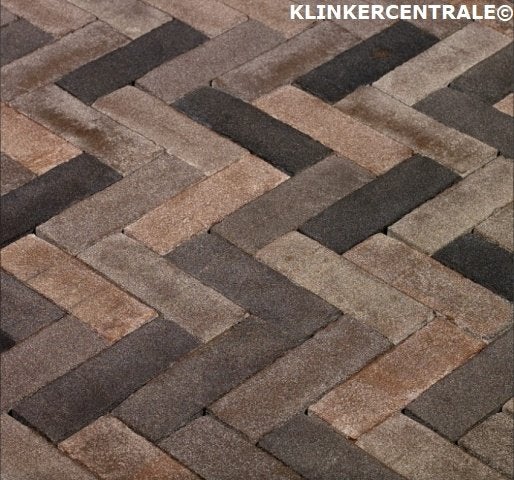 180/1.000m2 bruin zwart gemêleerd gebakken klinkers dikform., Info.nl@wienerberger.com, Verzenden, Klinkers, Nieuw