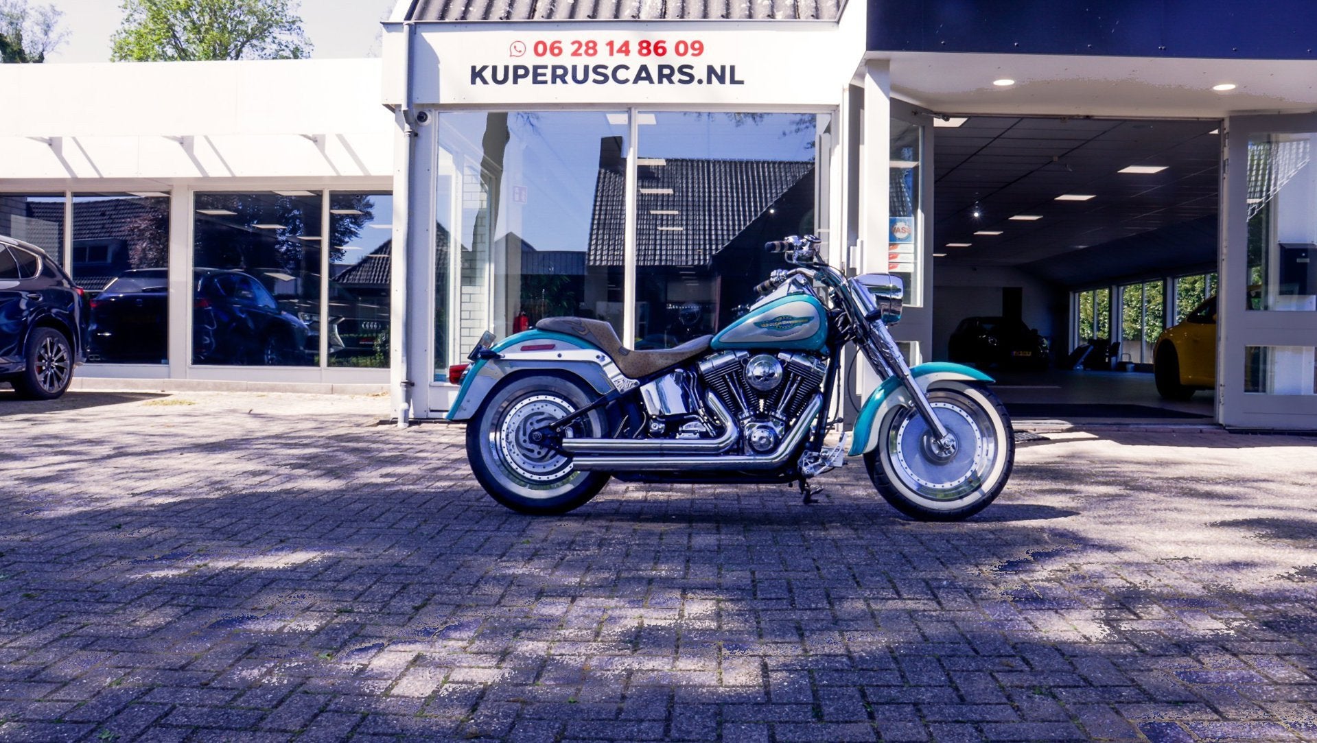 Harley Davidson Chopper 88 FLSTF Fat Boy Fatboy 100 annivers, Kuperuscars@gmail.com, Chopper, Bedrijf, Lange akkers 2
5563BT  Westerhoven, NL