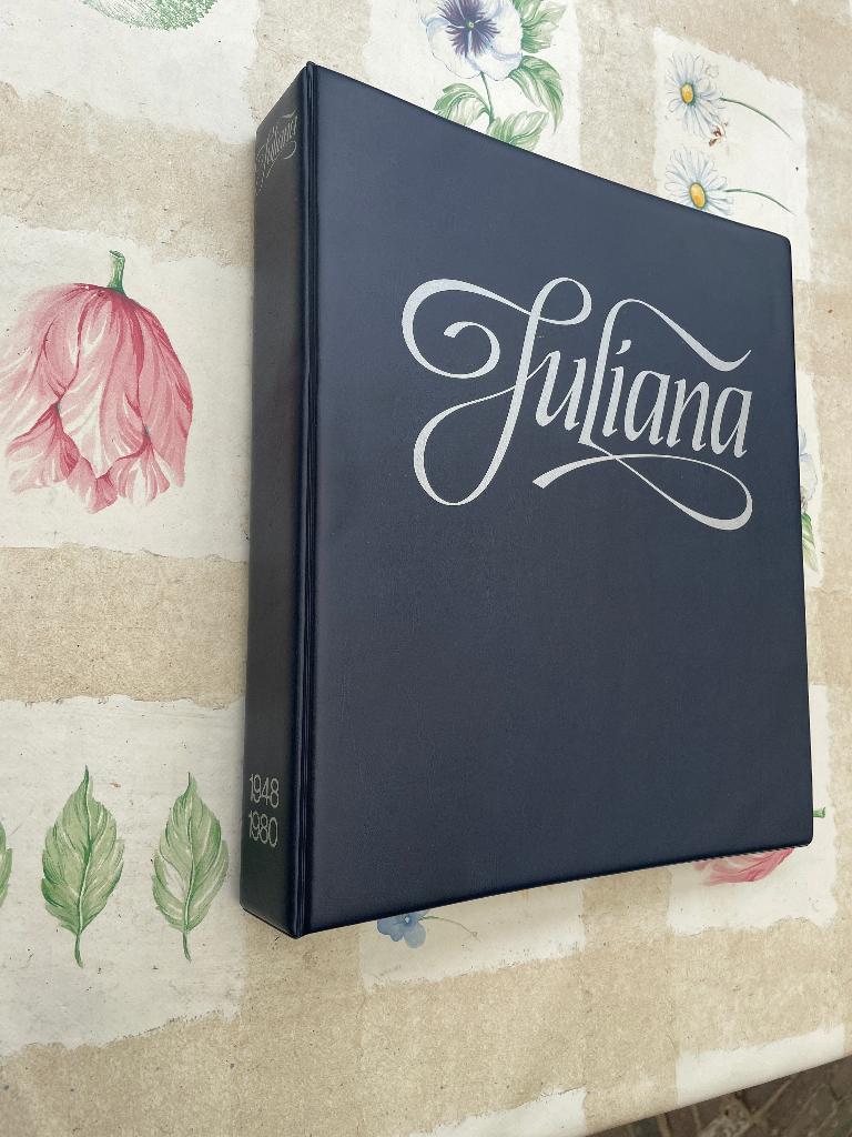 Muntenalbum Juliana 1948 - 1980, Postzegels en Munten, Munten | Nederland, Ophalen, Koningin Juliana, Setje, Zilver
