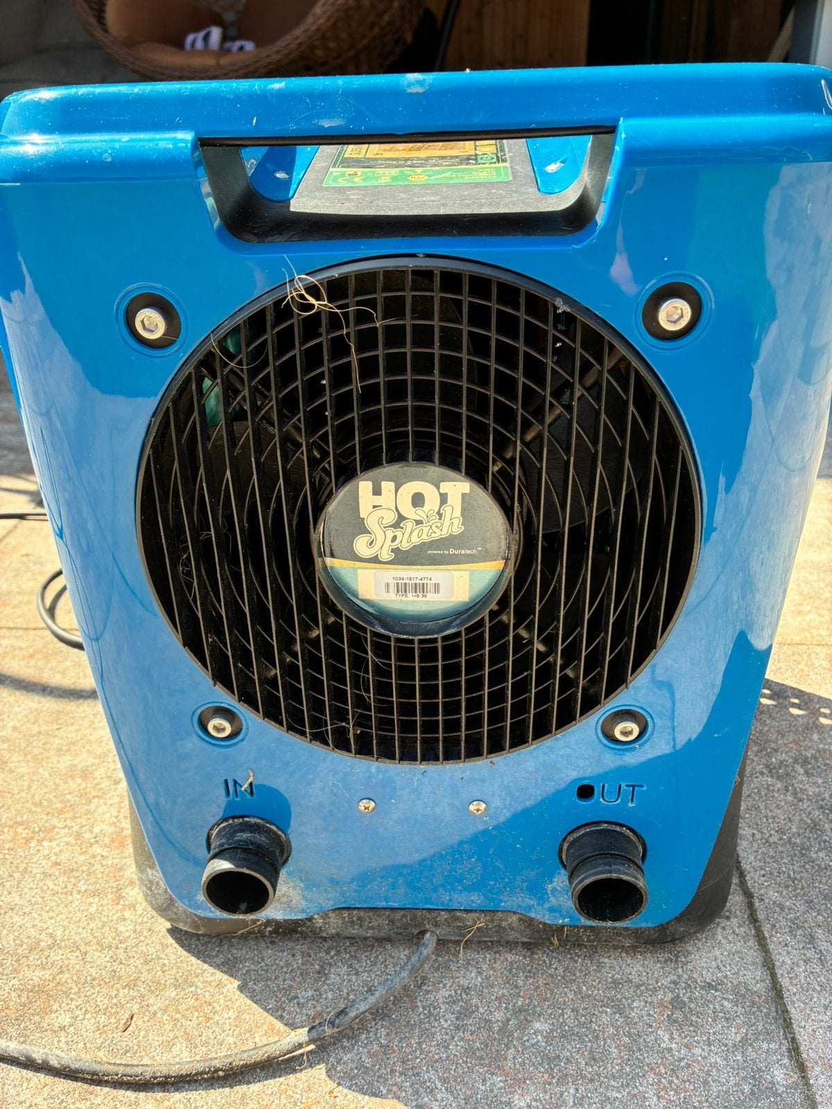 Hot splash zwembad warmtepomp 3.35kw, Ophalen, Gebruikt