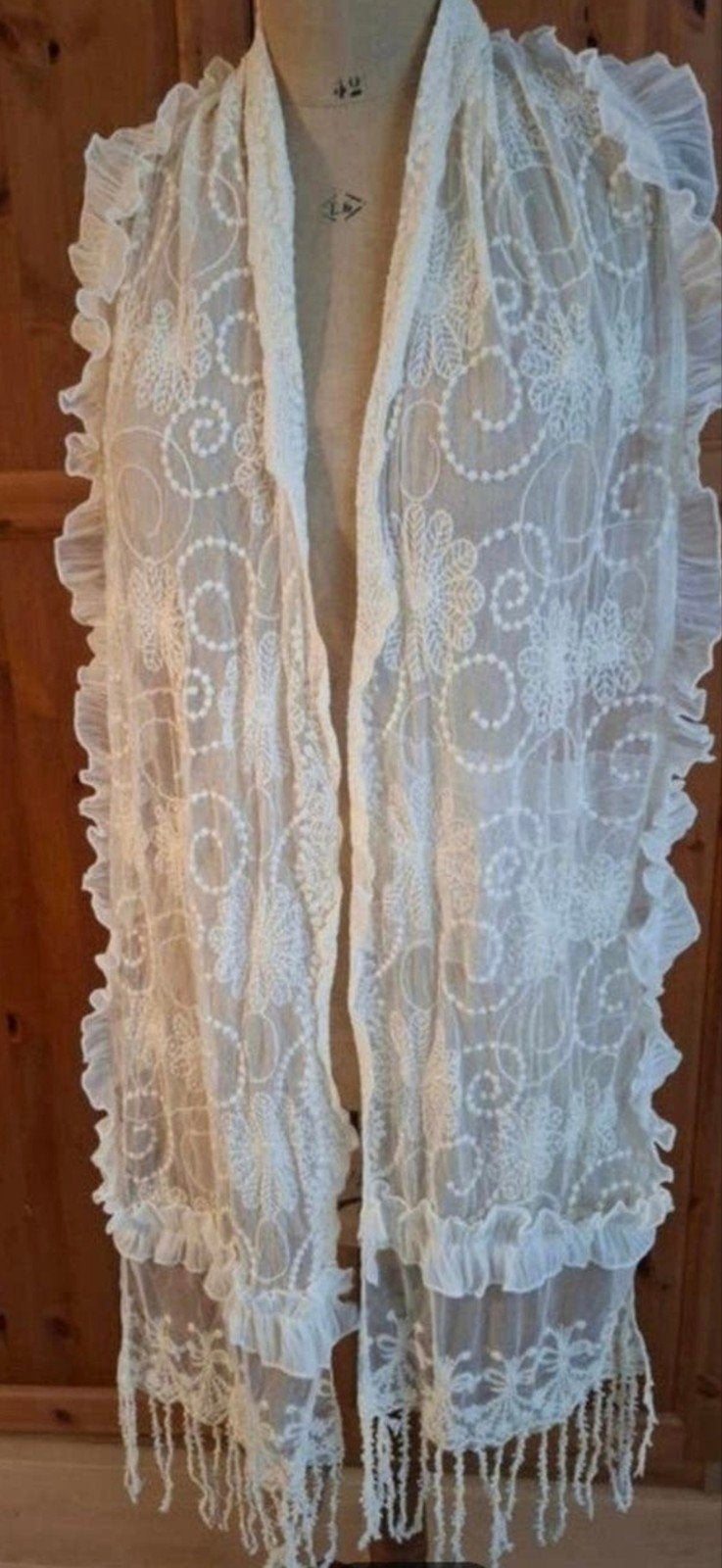 Prachtige boho sjawl,2de helft, Ophalen, Zo goed als nieuw, Maat 42/44 (L), Sjaal