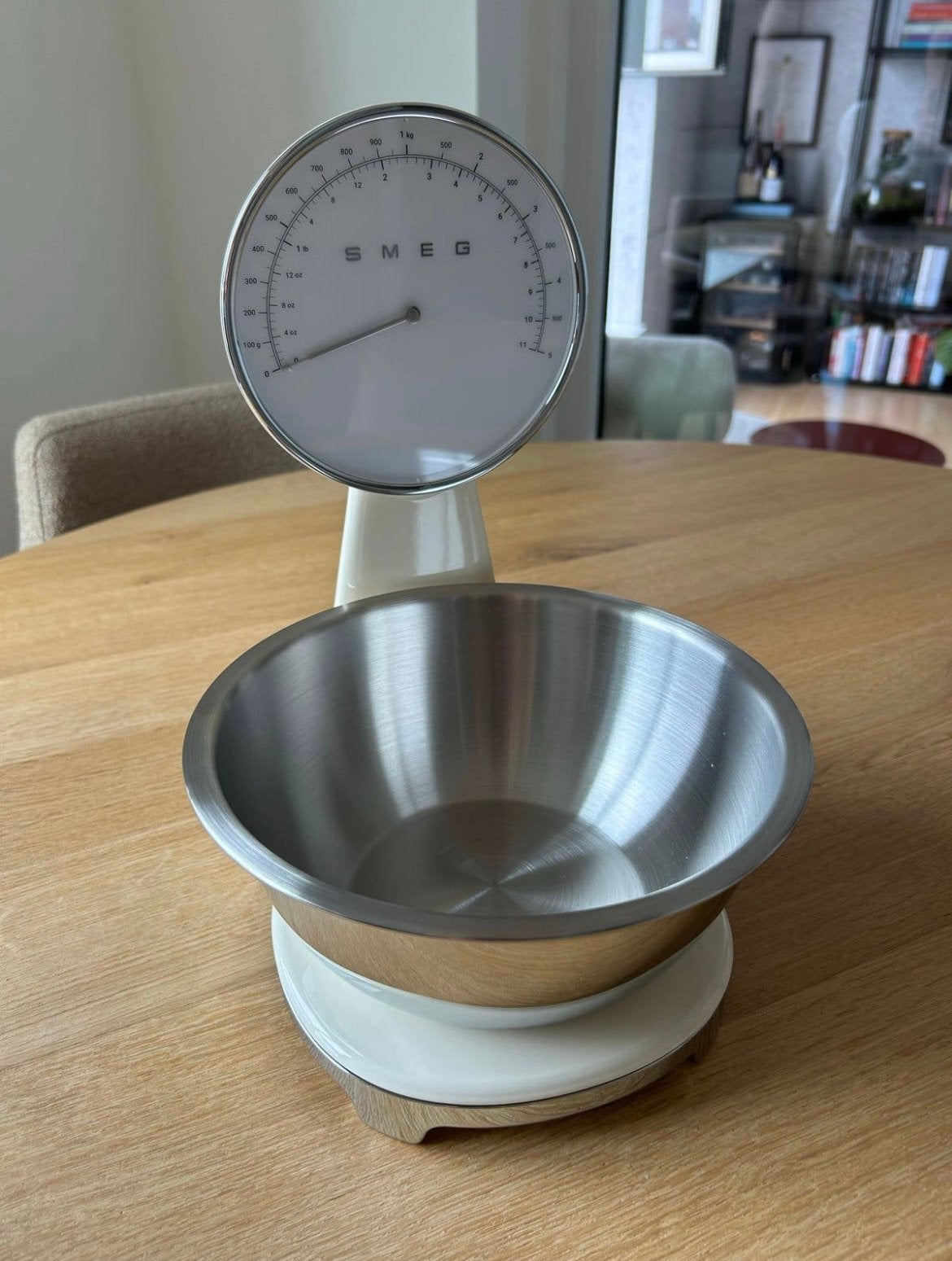 Smeg Keukenweegschaal Creme - Nieuw in originele verpakking, Minder dan 10 kg, Keukenweegschaal, Nieuw, Ophalen of Verzenden