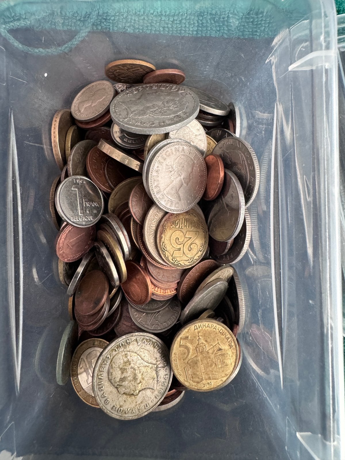 Bakje munten te koop, Ophalen of Verzenden, Buitenland, Munten