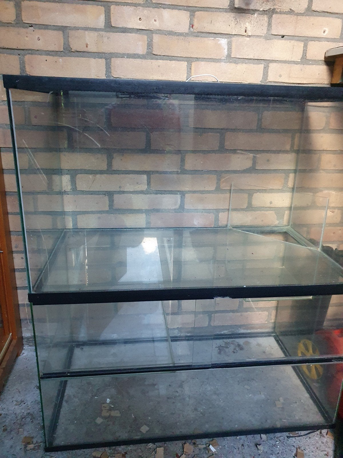 Glazen kooi voor knaagdieren, Dieren en Toebehoren, Ophalen, Kooi, 60 tot 90 cm, Minder dan 75 cm
