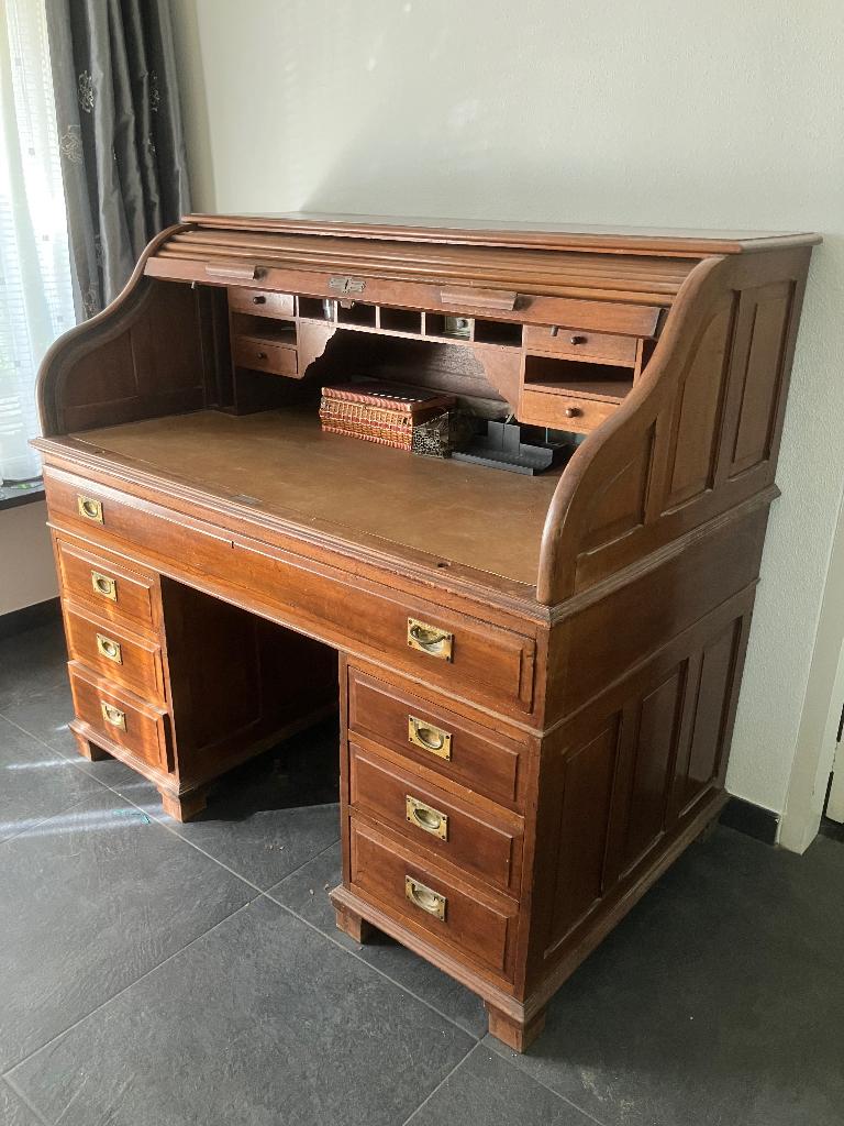 Antiek Engels cilinderbureau, Ophalen