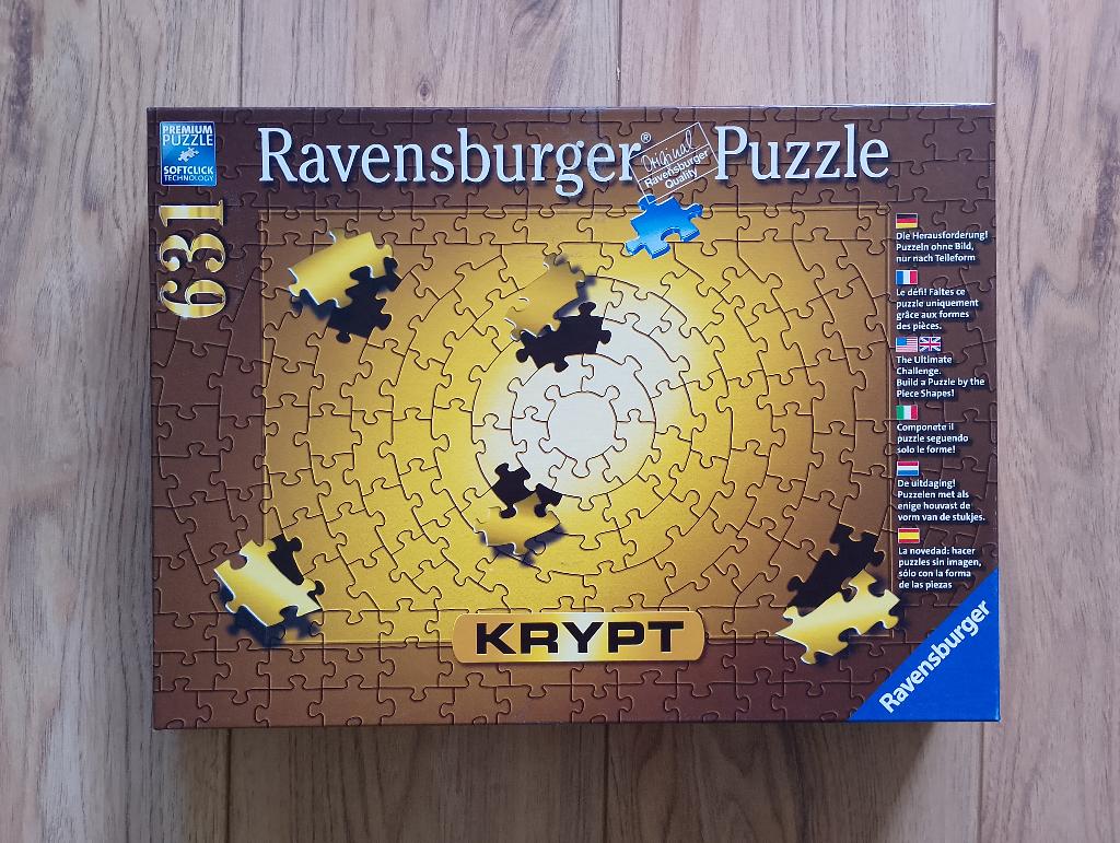 Ravensburger - Krypt Gold, Ophalen of Verzenden, 500 t/m 1500 stukjes, Zo goed als nieuw, Legpuzzel