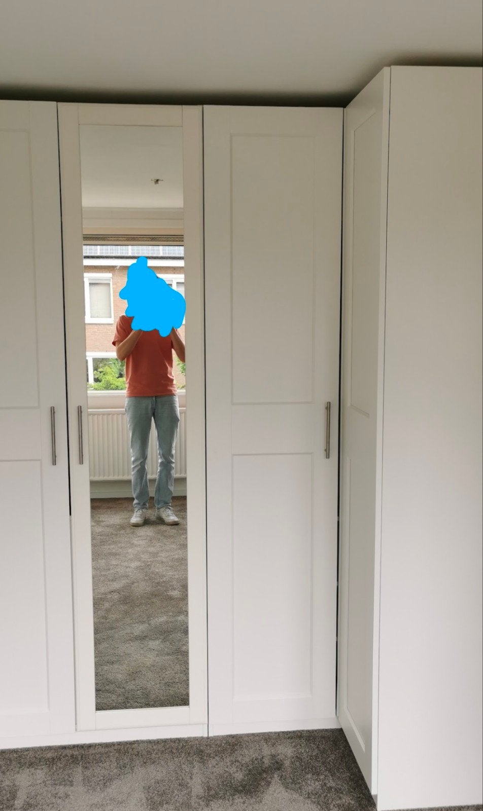 IKEA PAX Hoekelement (Wit), Met deur(en), 200 cm of meer, Zo goed als nieuw, 50 tot 75 cm