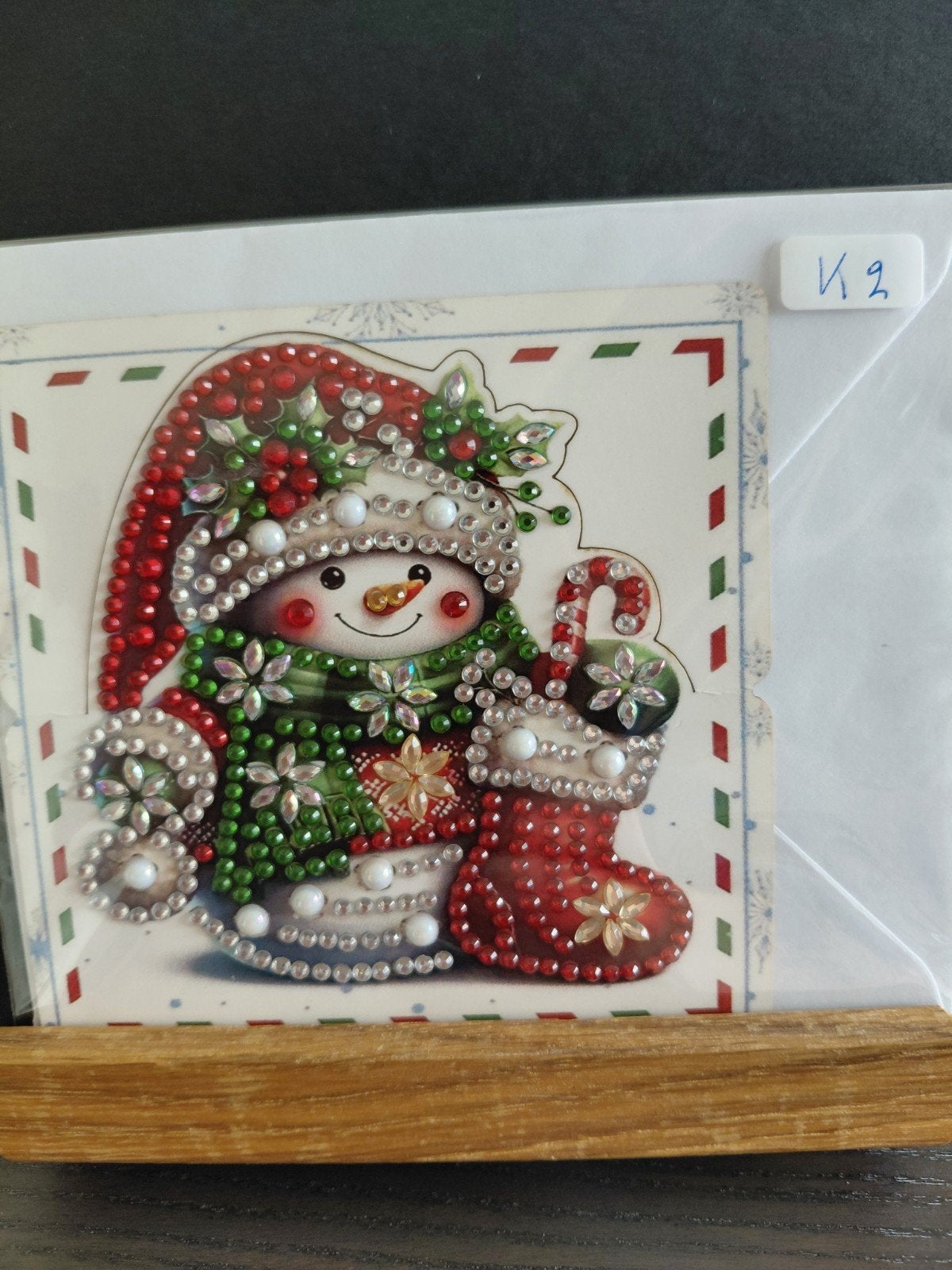 Diamond painting kerstkaart 5+1 gratis, Ophalen, Nieuw, Kerst