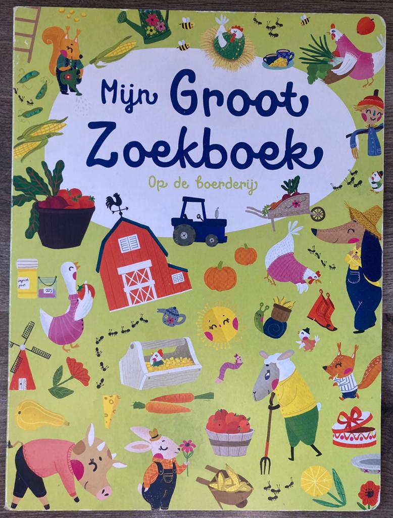 MIJN GROOT ZOEKBOEK Op de Boerderij, Boeken, Ophalen of Verzenden, Gelezen