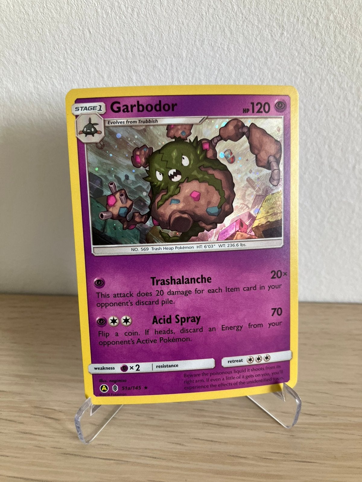 Garbodor alternate art 51a/145 holo, Ophalen of Verzenden, Zo goed als nieuw, Losse kaart