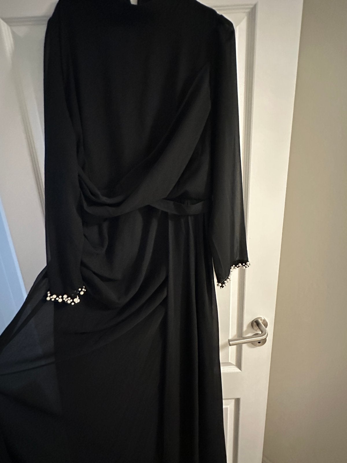 Feest jurk maat XL, Ophalen, Galajurk, Zwart, Maat 46/48 (XL) of groter
