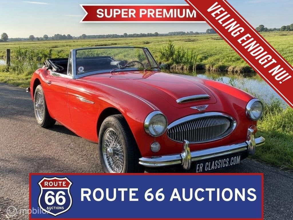 Austin Healey 3000 MK3 | 1966 | Route 66 Auctions, Austin, Overige carrosserieën, Zwart, Bedrijf