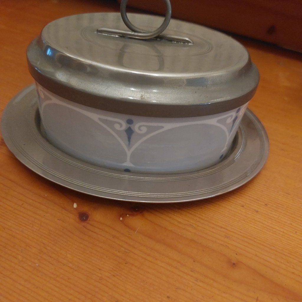 Prachtige antieke boterstolp van Olbrich, datering 1904, Ophalen of Verzenden