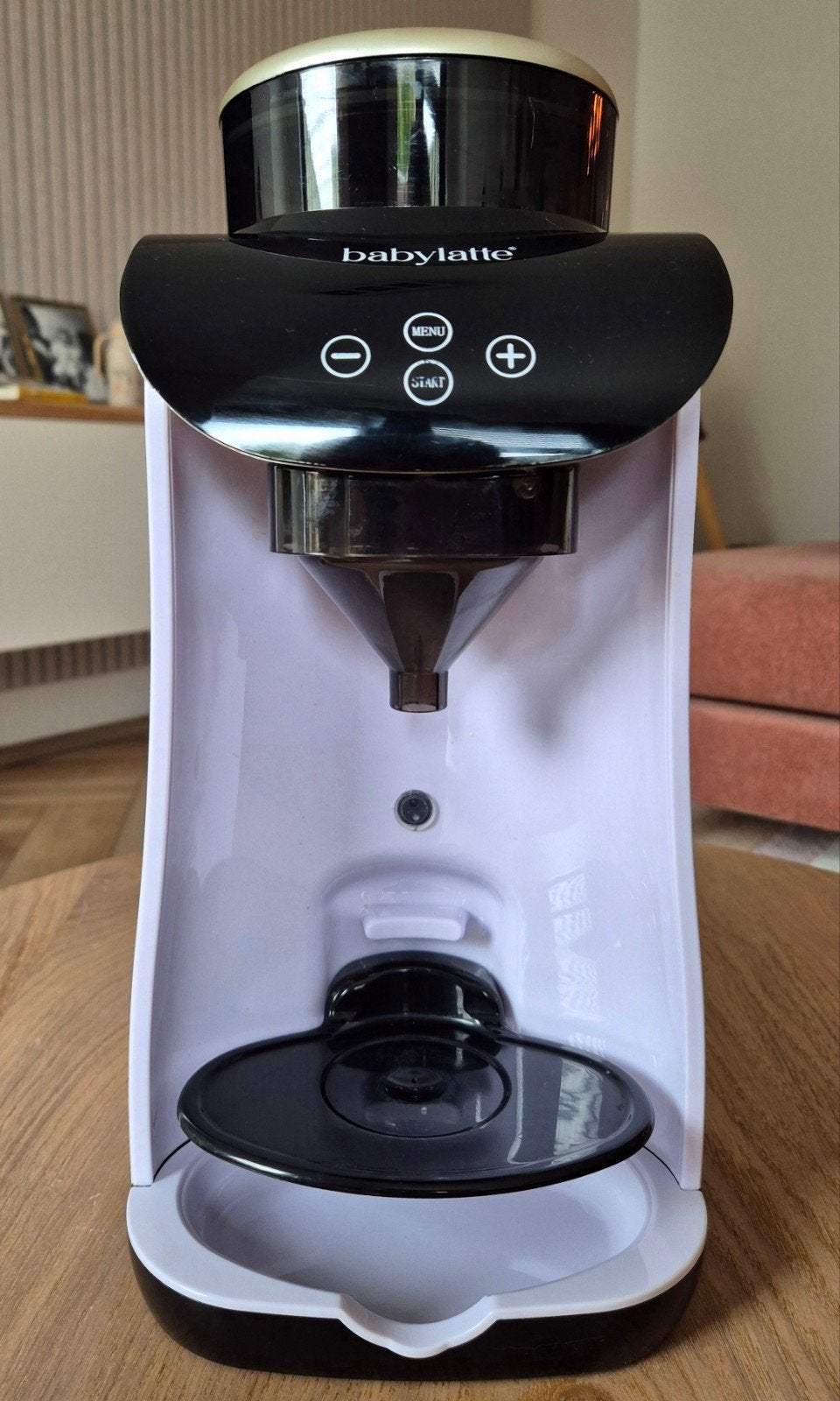 Babbylatte melkmachine flesvoeding, Ophalen, Zo goed als nieuw, Babyvoedingmaker