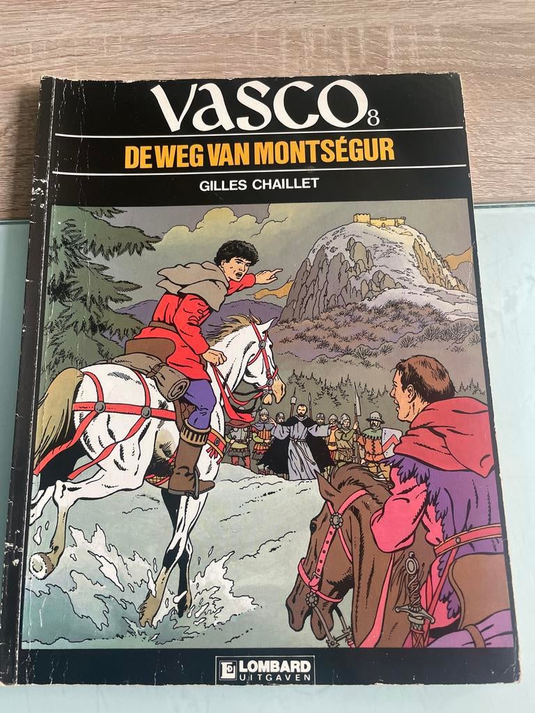 Vasco 8: De Weg van Montségur - Gilles Chaillet, Boeken, Eén stripboek, Ophalen, Gelezen