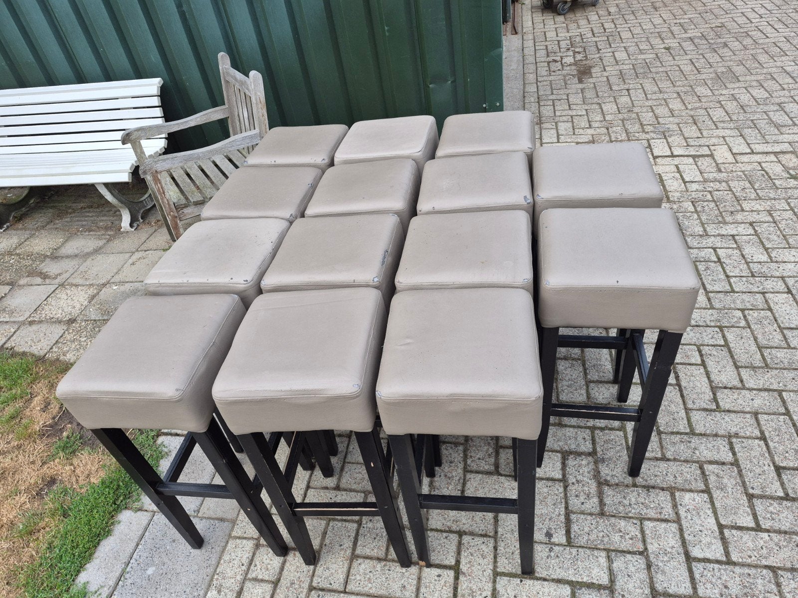 14 barkrukken, 5 krukken of meer, Ophalen, 60 tot 90 cm