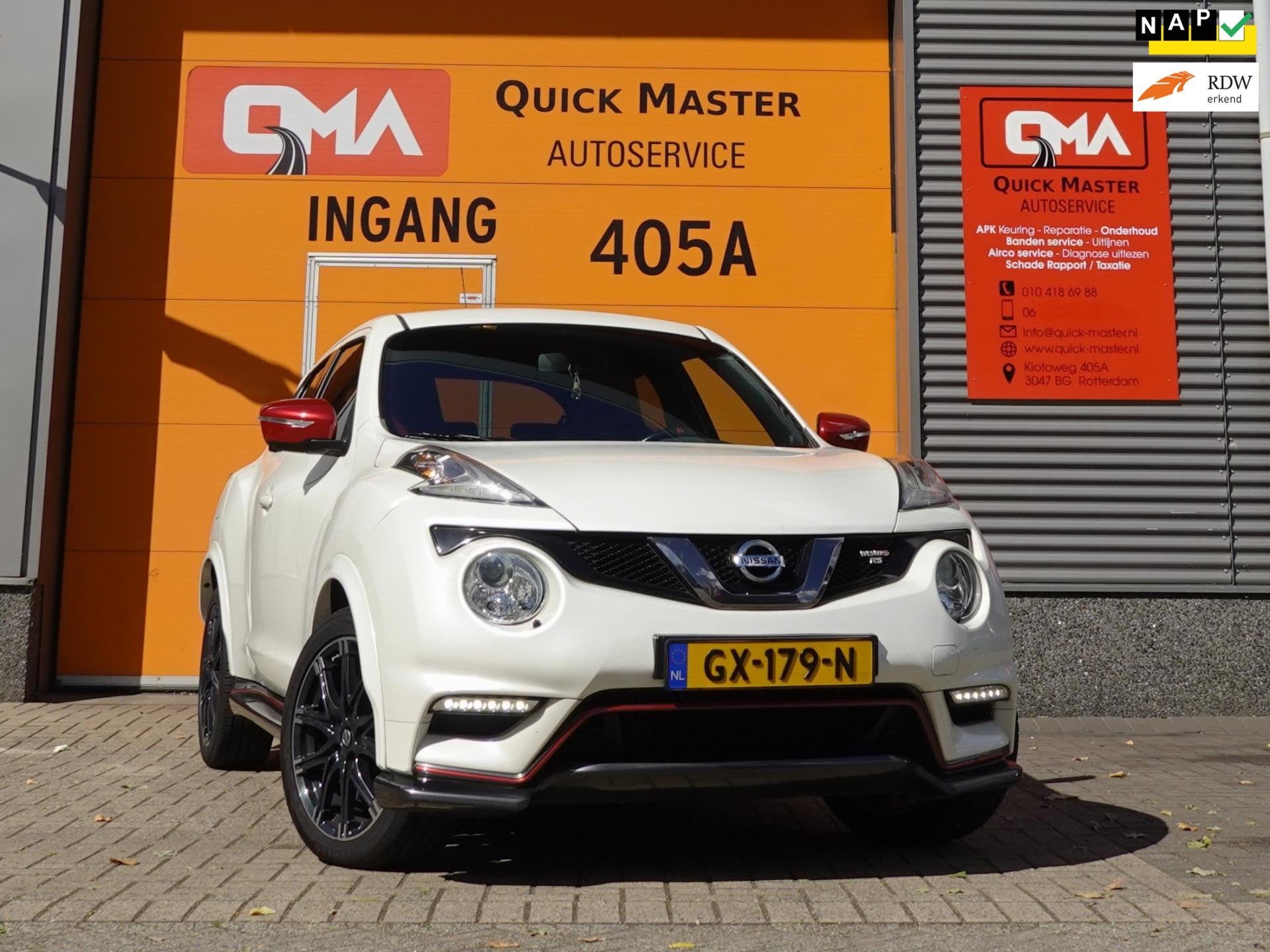 Nissan Juke 1.6 DIG-T Nismo RS, Voorwielaandrijving, Dealer onderhouden, 1618 cc, Gebruikt
