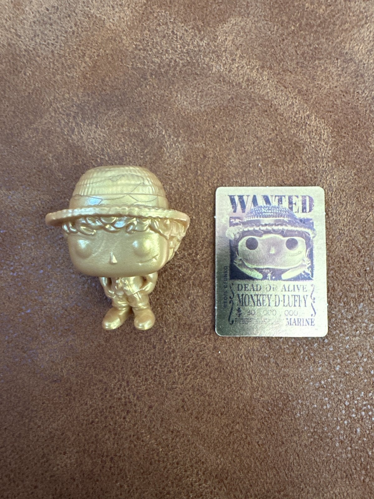 Kinder Joy Funko Pop Luffy One Piece Goud Perfecte Staat, Verzamelen, Ophalen of Verzenden, Zo goed als nieuw