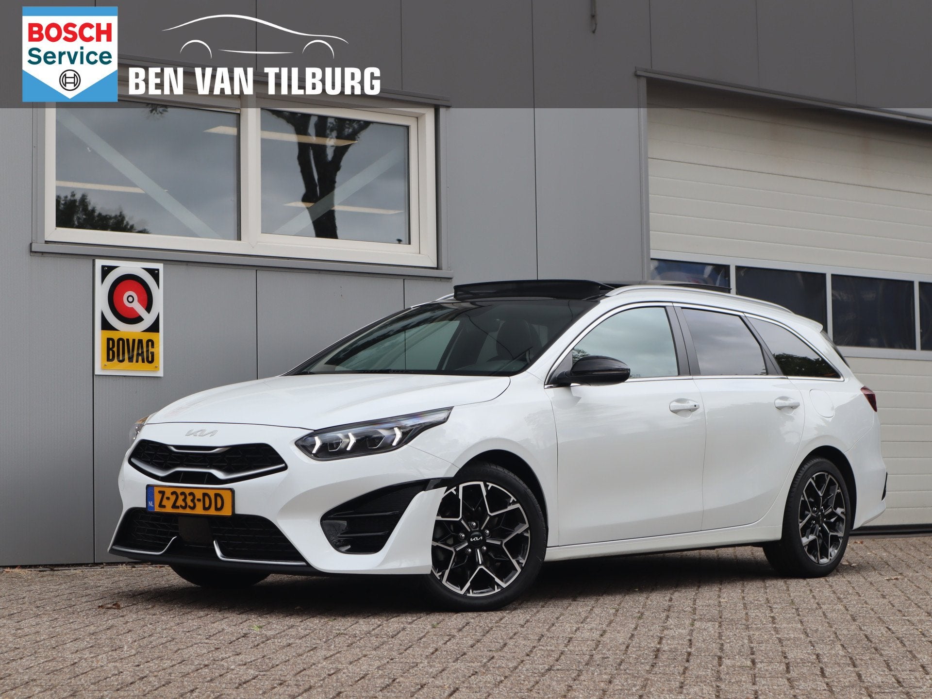 Kia Ceed Sportswagon 1.5 T-GDi GT-Line / Pano / Half Leder /, Gebruikt, 4 cilinders, 160 pk, Wit