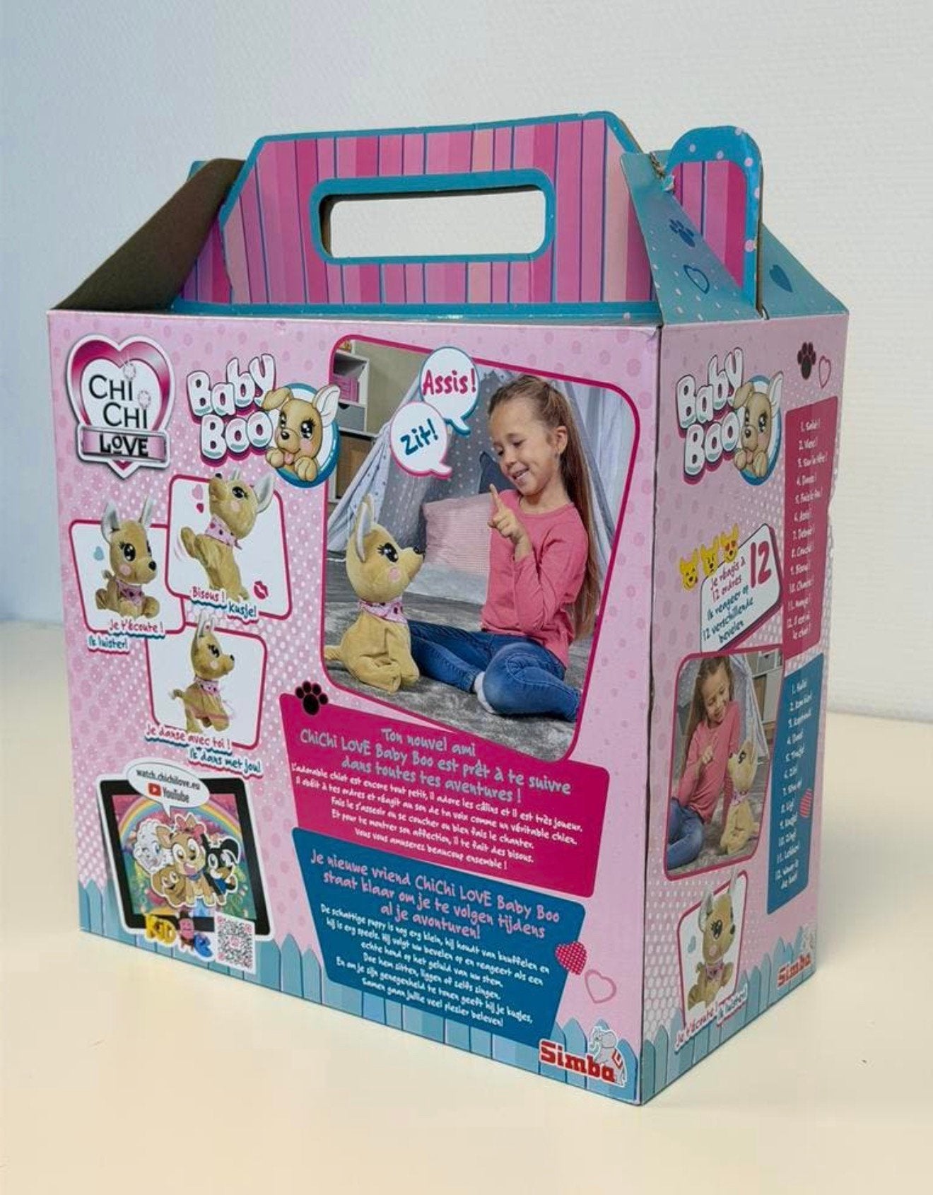 Simba Chi Chi Love Baby Boo Interactieve Puppy - Nederlands, Nieuw, Ophalen of Verzenden, H, H