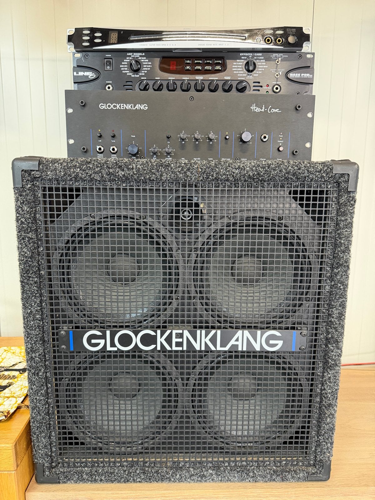 Glockenklang Heart-Core Basversterker met 4x10 cabine, Ophalen of Verzenden, Gebruikt, Basgitaar, 100 watt of meer
