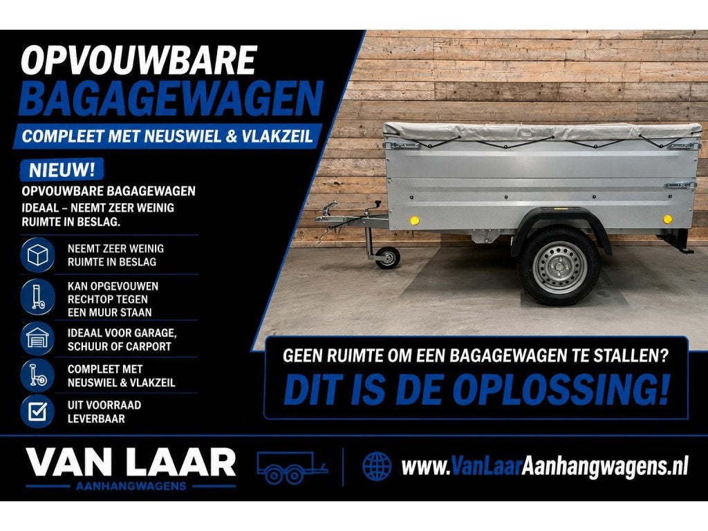 NIEUW Bockmann Opvouwbare Bagagewagen Compleet., Niet ingevuld, Nieuw, Niet ingevuld, Niet ingevuld