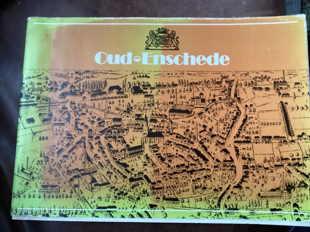 Oud-Enschede: Historische Kaart en Beschrijving, Ophalen of Verzenden, Zo goed als nieuw, 20e eeuw of later, Onbekend