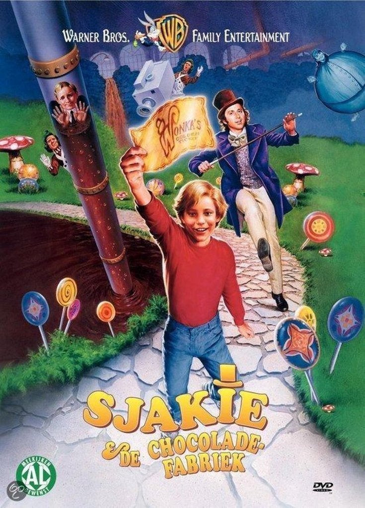 Sjakie en de chocoladefabriek - 1971, Avontuur, Verzenden, Alle leeftijden, Nederlands