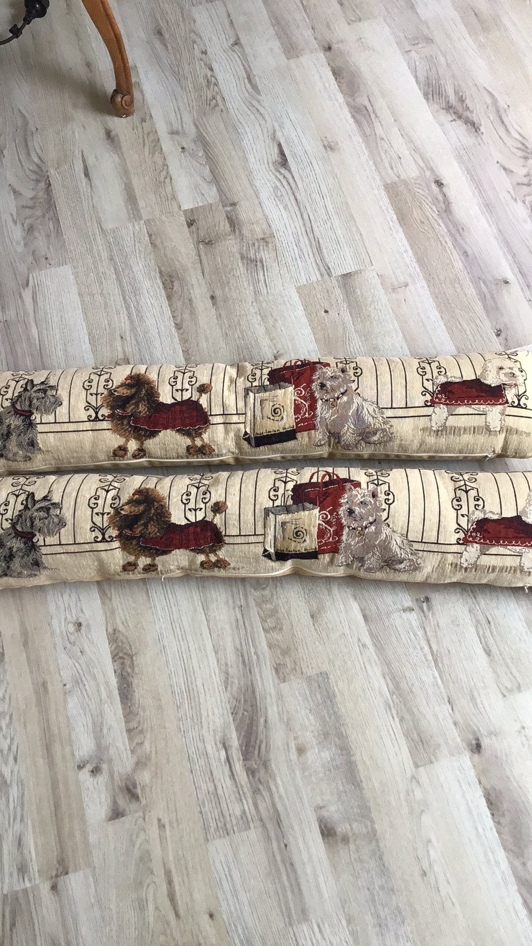 2 tochtrollen met Schotse terrier Westie Poedel en Bichon, Ophalen of Verzenden