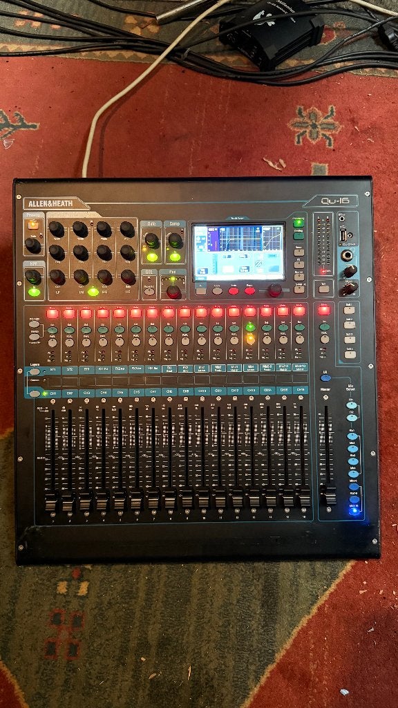 Allen & Heath QU16, Ophalen, Zo goed als nieuw, 10 tot 20 kanalen, Microfooningang