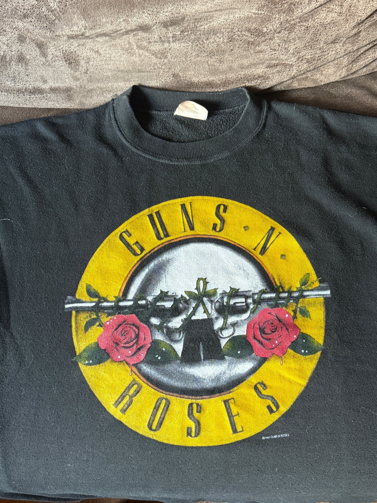 Guns N' Roses sweater maat L - Vintage band merchandise, Ophalen, Gedragen, Maat 52/54 (L), Zwart