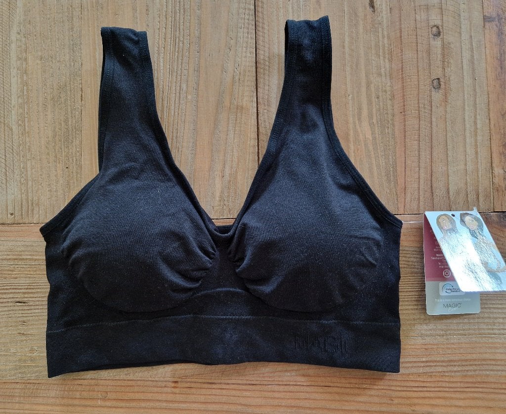 Zwarte Magic comfort bra XL (valt als S/M!), Magic, Verzenden, Zwart, BH