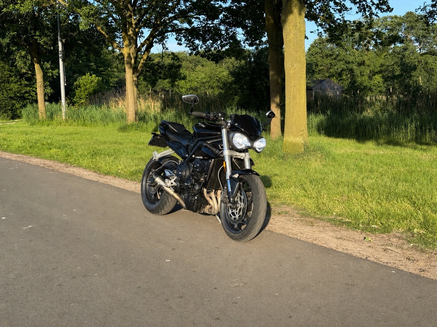 Triumph Street Triple 660S A2 ontgrensd 2019 sc project, Motoren, Particulier, Handgeschakeld, Sportuitlaat, Naked bike