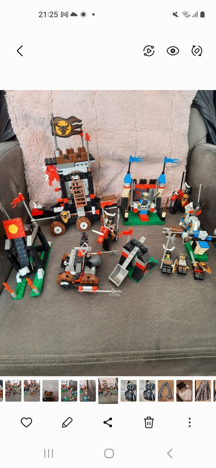 Lego 6096 mist 4 kleine steentjes, Kinderen en Baby's, Speelgoed | Bouwstenen, Ophalen of Verzenden