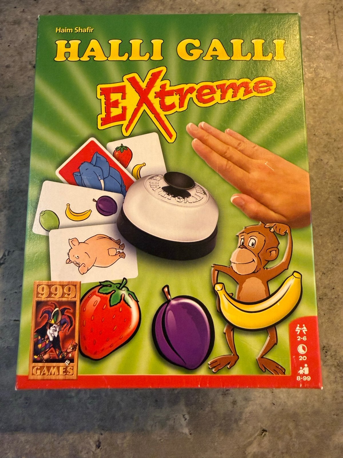 Halli Galli Extreme - Leuk en snel reactiespel!, Een of twee spelers, Ophalen of Verzenden, Gebruikt