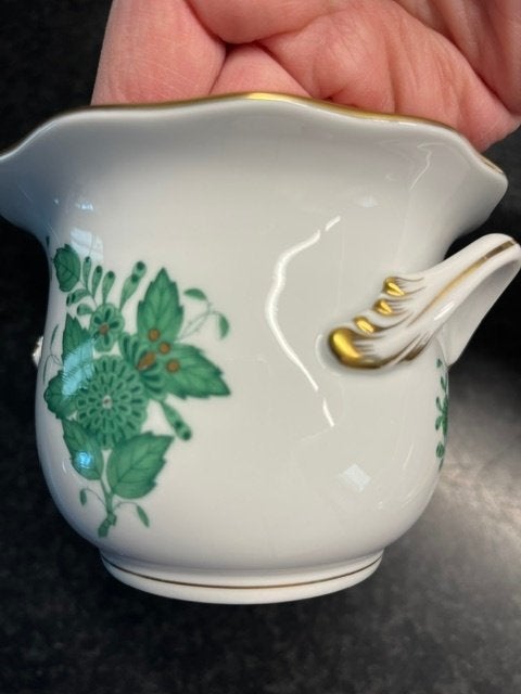 Herend Apponyi groen kleine cachepot 7225 AV, Ophalen