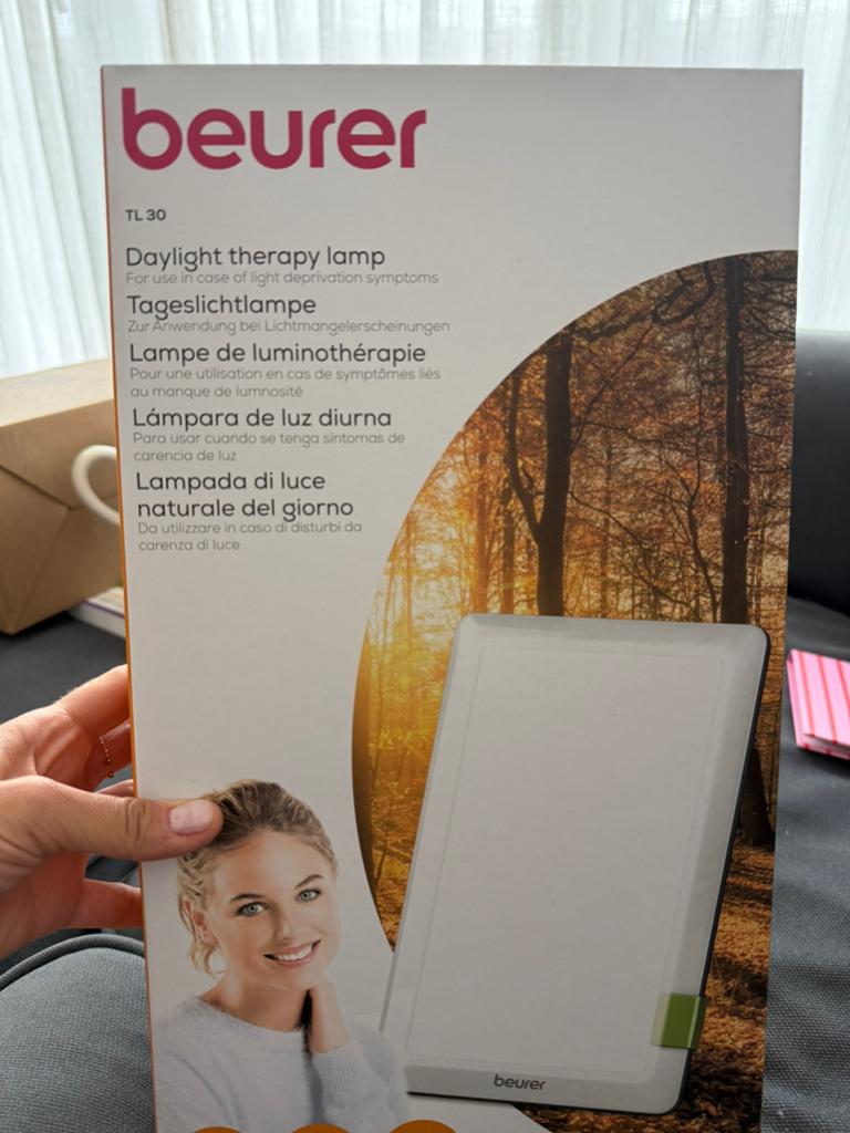 Beurer TL30 Daylight Therapy Lamp – New in Box, Ophalen of Verzenden, Nieuw
