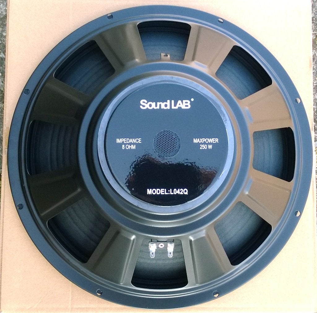 Woofer 15 inch 250 Watt (voor testdoeleinden), Soundlab, Gebruikt, Overige typen, Ophalen of Verzenden