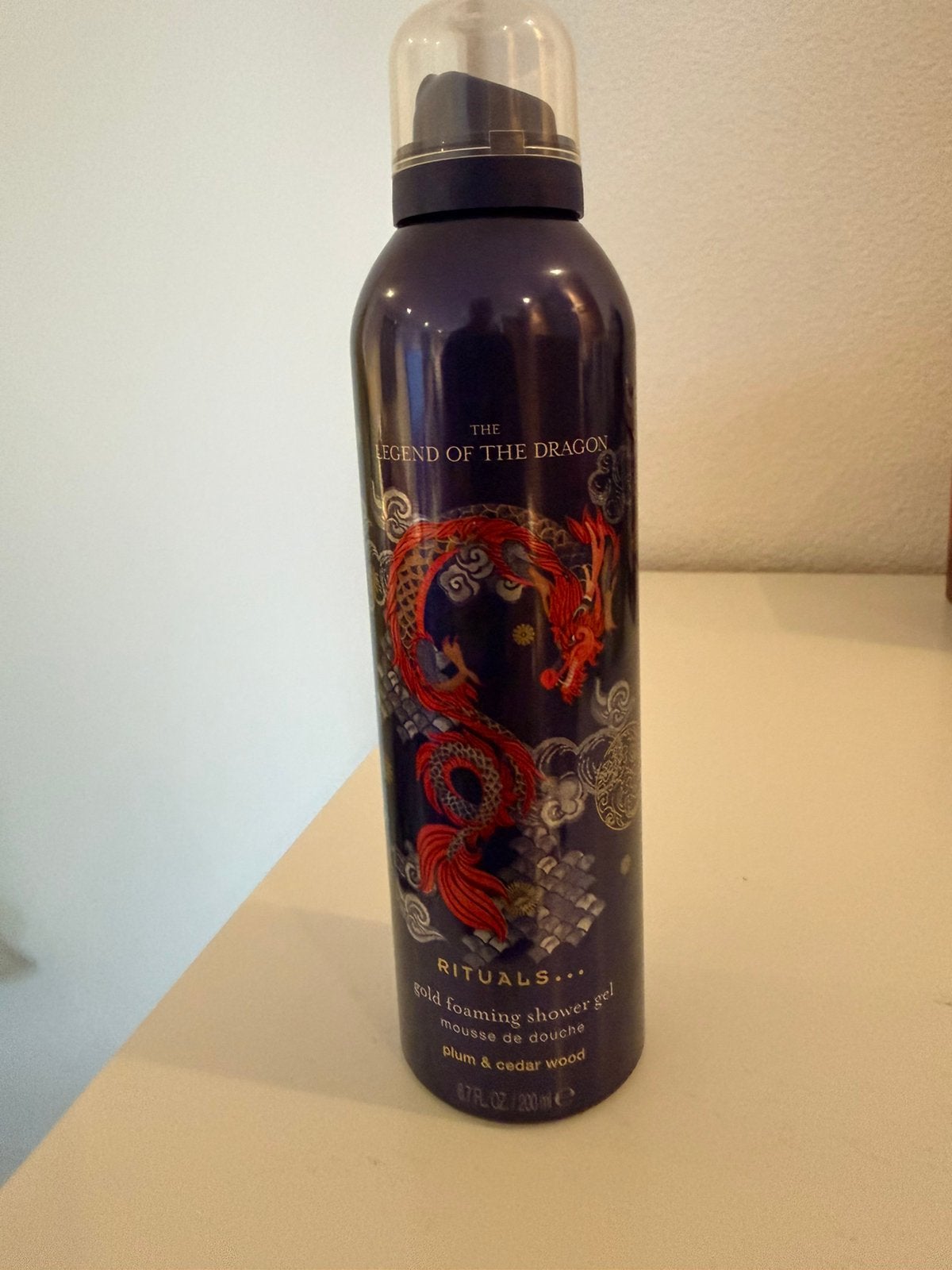Rituals Dragon gold foaming shower gel 200 ml, Sieraden, Tassen en Uiterlijk, Ophalen of Verzenden, Nieuw, Bad & Douche