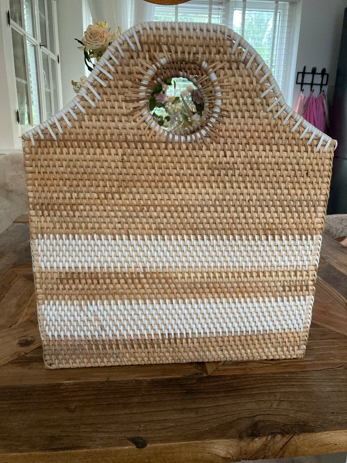 RM mand voor magazines, Natuurlijk materiaal, Lectuurbak, Ophalen of Verzenden, Zo goed als nieuw