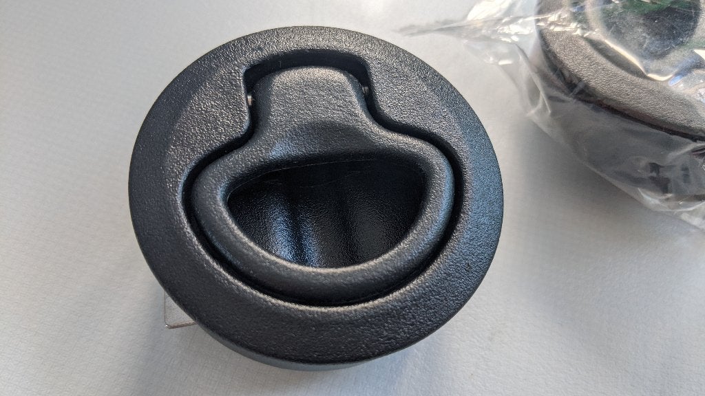 Meubelslot Camper Boot Caravan 50mm zwart 2 stuks, Ophalen of Verzenden, Nieuw