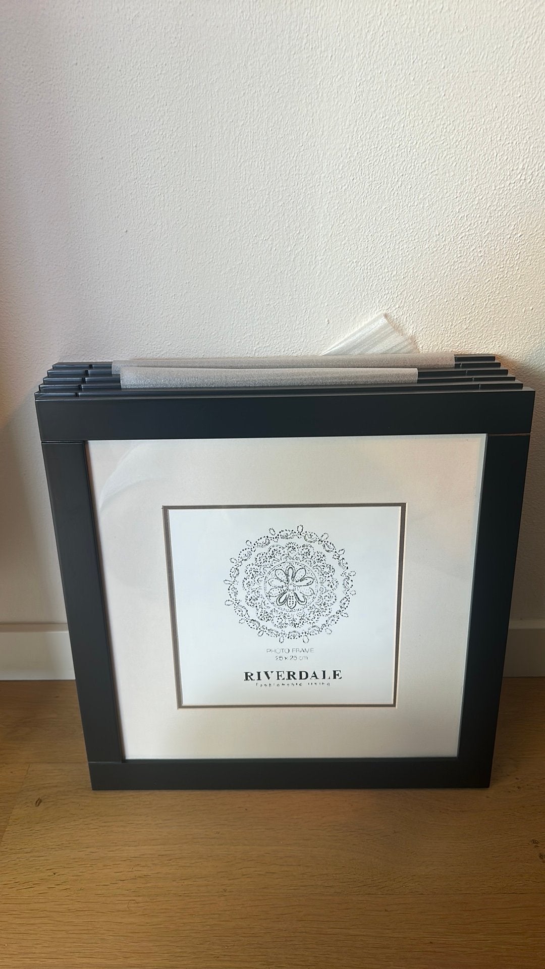 Riverdale Fotolijsten Zwart 25x25 cm (6 stuks), Ophalen, Nieuw, Fotolijst, Met glas