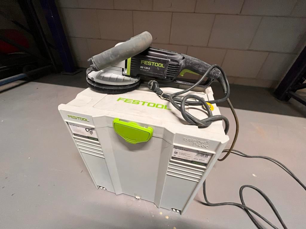 Festool RG 130 E-Plus RENOFIX Saneringsfrees met Systainer, Ophalen of Verzenden, Zo goed als nieuw, 1200 watt of meer, Overige typen